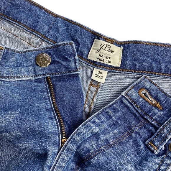 J. Crew Rayner wide leg Trouser Jeans ankle/crop spring/summer retro preppy 28 - Picture 5 of 9
